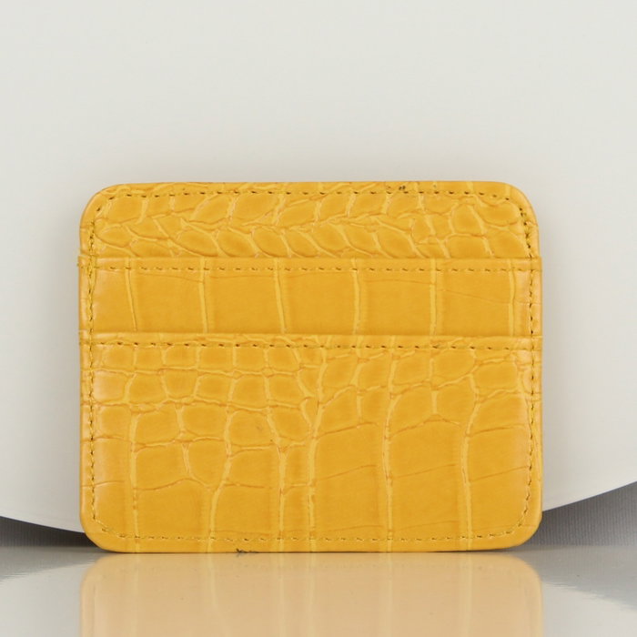 Zoozie Bags Cartera y Tarjetero de Piel Amarillo